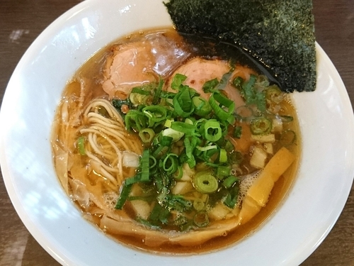 「秋刀魚中華そば(塩)」@つけ麺 弥七の写真