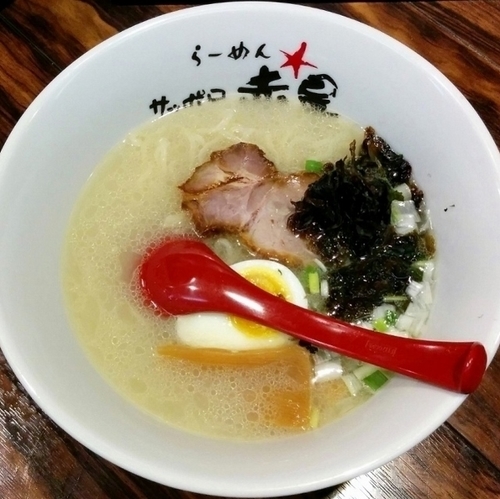 「塩らーめん」@らーめん サッポロ赤星の写真