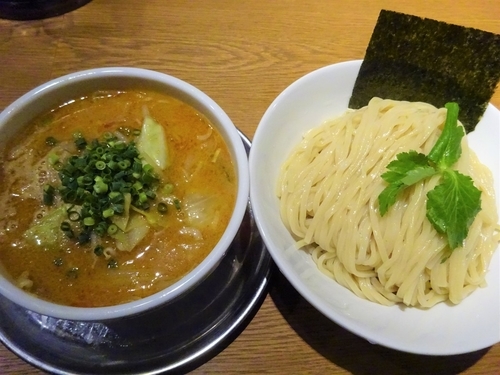 「辛味噌つけそば　　830円」@中華そば 二階堂の写真