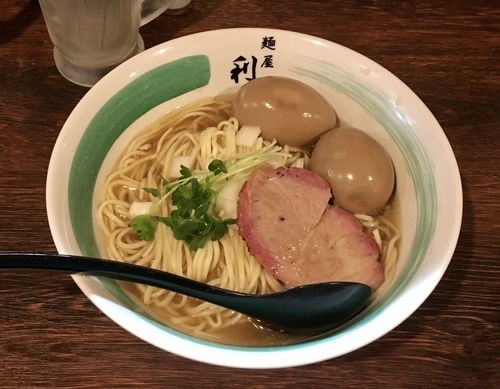 「のどぐろそば塩+味玉ダブル」@自家製麺 麺屋 利八の写真