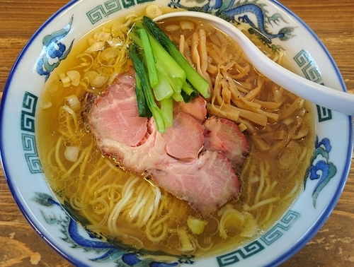 「貝そば（白）」@まるえ食堂の写真