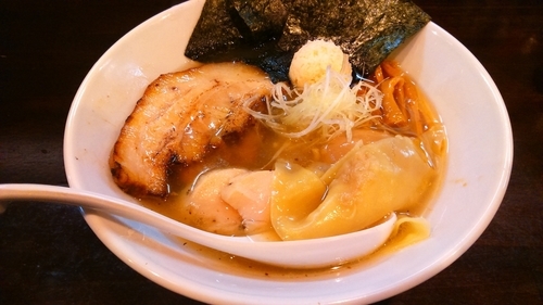 「特製帆立塩らー麺1050円」@麺や 龍世の写真