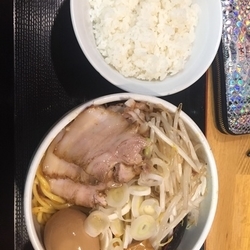 あえめん味玉＋豚トッピング＋大盛り
