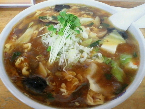 「酸辣湯麺 780円」@中華 十八番の写真