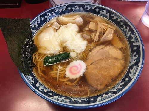 「ワンタンめん」@中華そば 春秋庵の写真