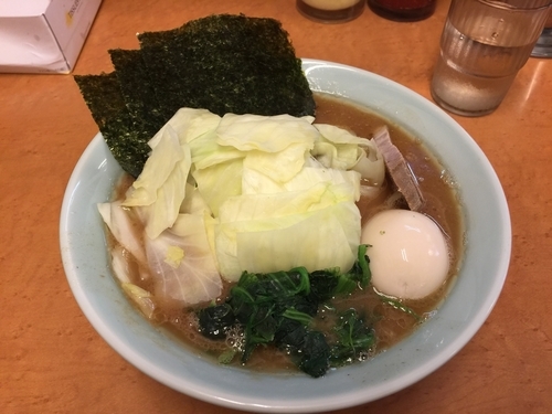 「得特製中華 中盛」@家系中華蕎麦 家道の写真