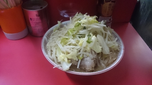 「大(ヤサイマシカラメ)￥６５０」@ラーメン二郎 三田本店の写真