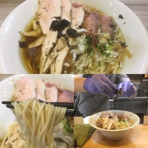「鶏と水（醤油）特製盛」@つくばらーめん 鬼者語 -オニモノガタリ-の写真