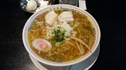 「あごだし中華(並)こってり620円」@山形 飛魚 亞呉屋 仙台店の写真