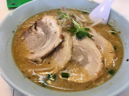 「味噌チャーシュー」@くるまやラーメン 双葉店の写真