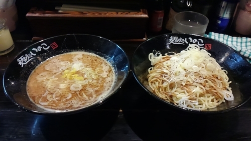 「柚子胡麻つけ麺中盛り　￥800」@麺処いのこ 赤塚店の写真