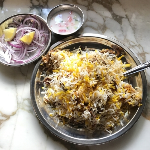 「Hyderabadi Mutton Biryani」@サンバレーホテルの写真