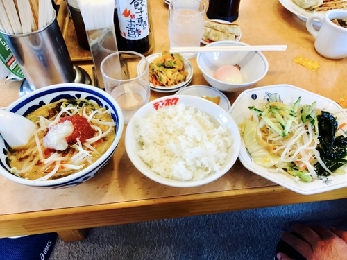「ミニタンタンメン定食 　なんと750円」@テンホウ 福島店の写真