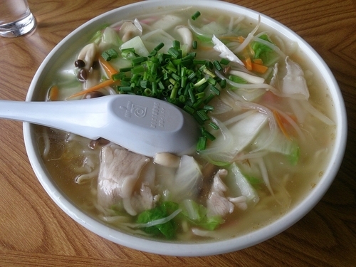 「手打まんぼうラーメン 大盛」@まんぼう食堂の写真