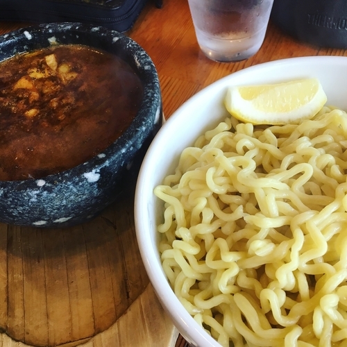「石焼つけ麺スーパージャンボ」@らーめん 誠やの写真