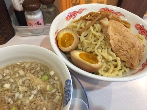 「どたはち中華つけ麺（特もり）味玉」@めん処 土田八の写真