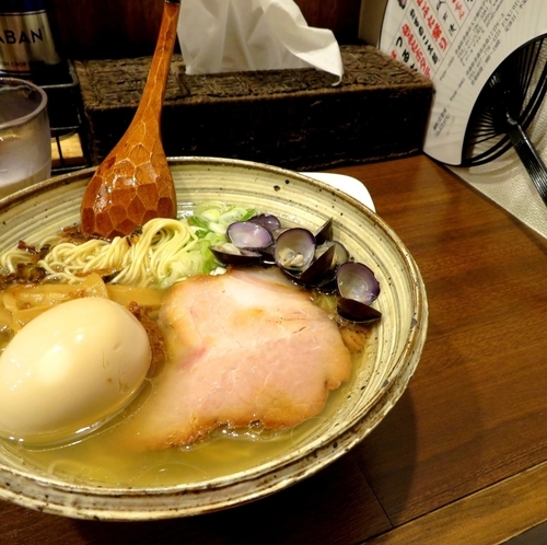 「しお+味玉(1,000円）」@らーめん 一郎の写真