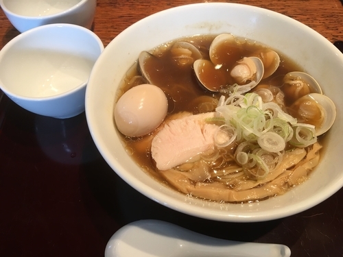 「はまぐりらーめん 並 850円 ラーパス味玉0円」@ふかや女子流 アイモの写真