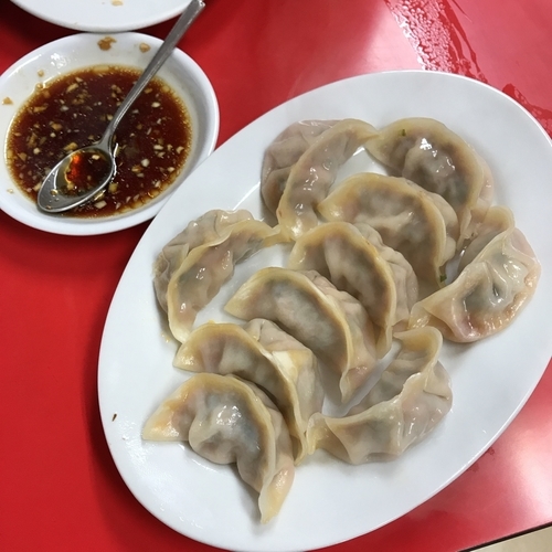 「特製激辛蒸し餃子10ヶ」@大連の写真