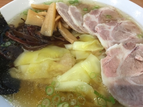 「柔らか煮豚麺＋海老わんたん」@MEN-YA DAISUKEの写真