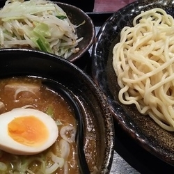 味噌つけ麺+野菜