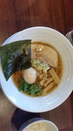 「味玉アゴ煮干醤油¥800」@自家製麺 いつき亭の写真