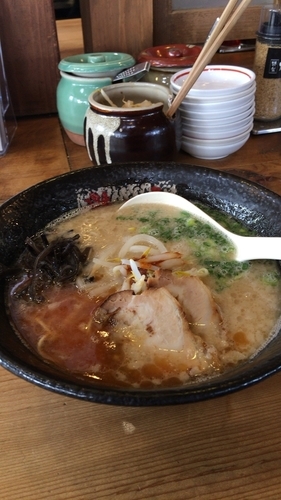 「とんこつこく味」@龍の家 上津店の写真