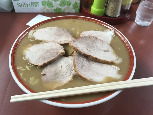 「チャーシュー麺大盛」@ホームラン亭 パルム店の写真