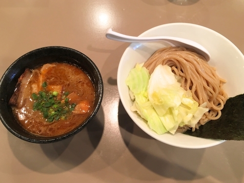 「海老つけ麺肉入り」@つけ麺 五ノ神製作所の写真