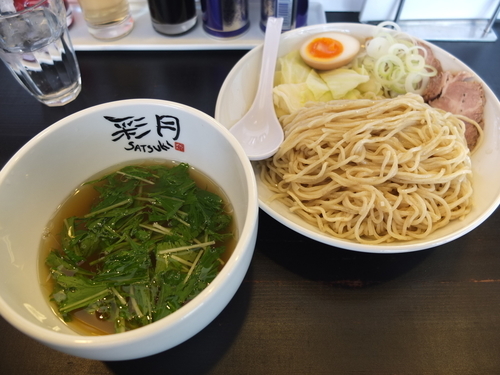 「和風塩つけめん(中盛り)」@麺屋彩月の写真
