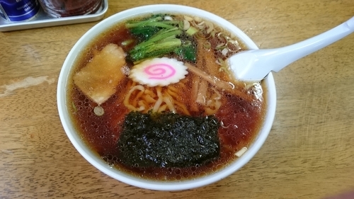 「中華そば650円」@茶釜 本店の写真