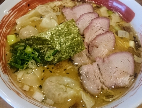 「みそチャーシューワンタン麺＋小ライス（ランチサービス）」@麺屋 悠の写真
