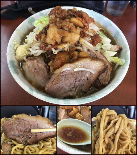 「小ラーメン¥700（ニンニク・アブラ）」@ラーメン二郎 めじろ台法政大学前店の写真