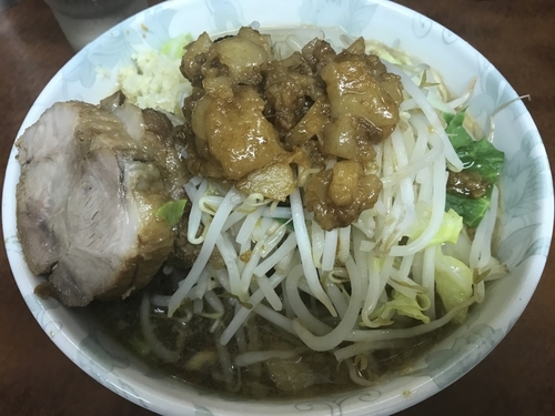 「小ラーメン」@ラーメン二郎 めじろ台法政大学前店の写真