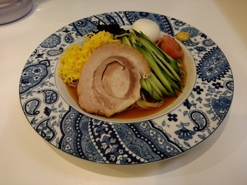 「冷し中華(並盛・150g)780円」@ラーメン処 そうじゃ屋の写真