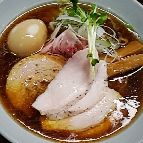 「特製地鶏中華そば 1030円」@三代目 むじゃきの写真