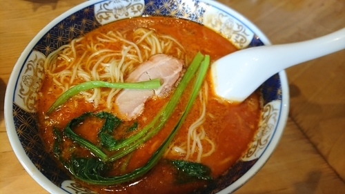 「だんだんめん(中辛)」@支那麺 はしご 赤坂店の写真