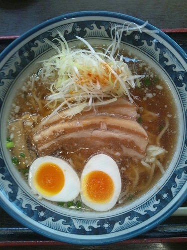 「ねぎ豚らーめん」@紺のれん 下呂萩原店の写真