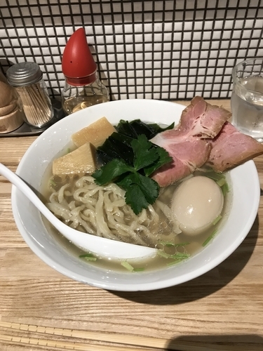 「味玉貝塩ラーメン」@らーめん 改の写真