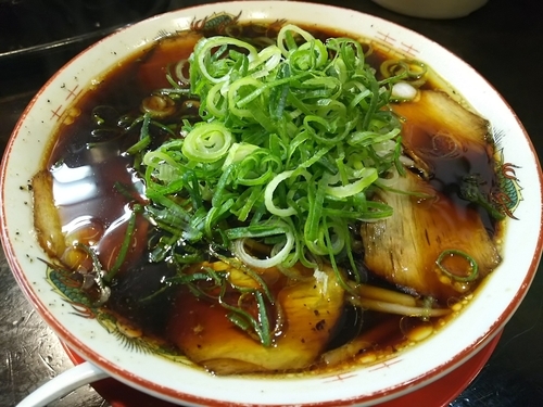 「松本ブラック中華そば」@中華そば マルキ商店の写真