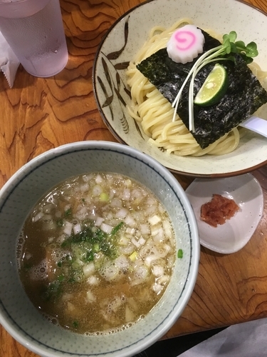 「塩つけ麺 (並)」@銀座 朧月の写真