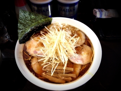 「ネギバラチャーシュー麺特大1,100円」@中華そば 弥栄の写真