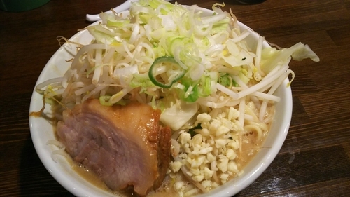 「らーめん（豚1枚）」@ちばから 渋谷道玄坂店の写真