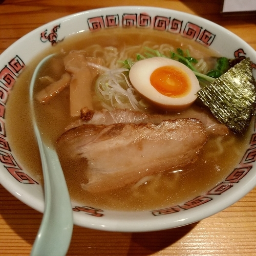 「支那そば(並盛・130g)700円」@居酒屋 遊膳 美花月の写真