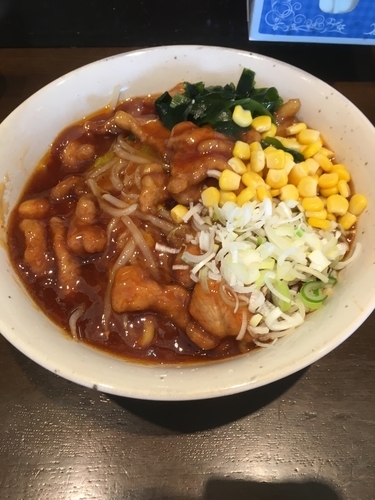 「焼き肉冷やし」@麺屋 天海の写真