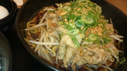 「スタミナ肉汁麺」@伝説のすた丼屋 品川店の写真