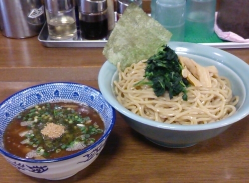 「魚介つけめん」@横浜家系ラーメン 二代目 肉そば家の写真