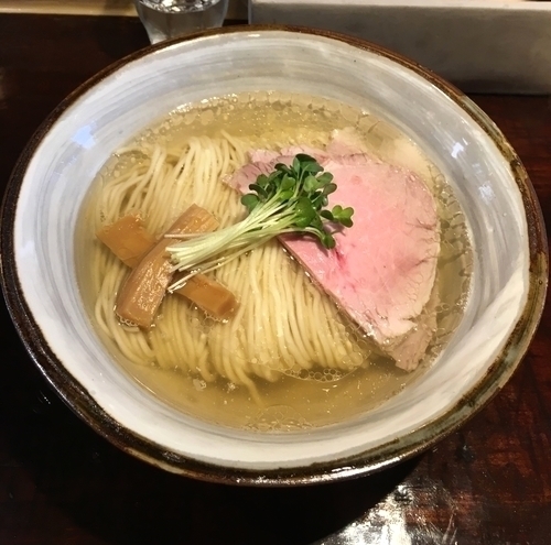 「[5/6~7 限定] 塩そば ¥600」@麺屋 坂本01の写真