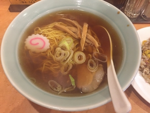 「炒飯セット(550円)+名物 大口餃子(150円)」@寺尾屋の写真