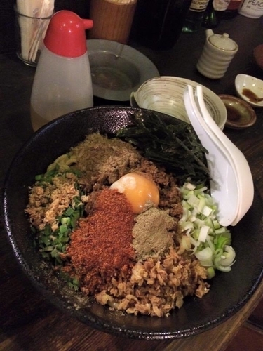 「台湾まぜそば」@古民家囲酒屋 酒菜家の写真